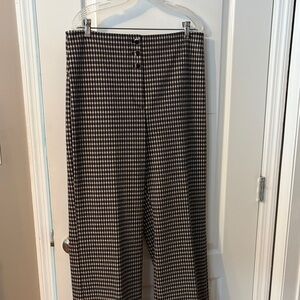 Ann Taylor Black and White Checkered Women's Pants